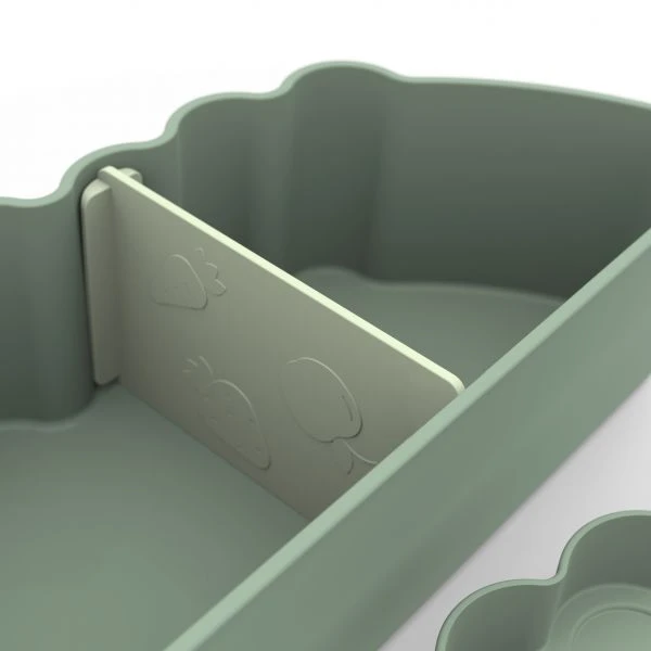 Done By Deer Croco Lunchbox Green - Afbeelding 3