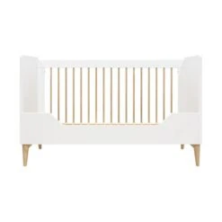 Bopita Paris Bedbank Wit / Eiken 70 X 140 Cm