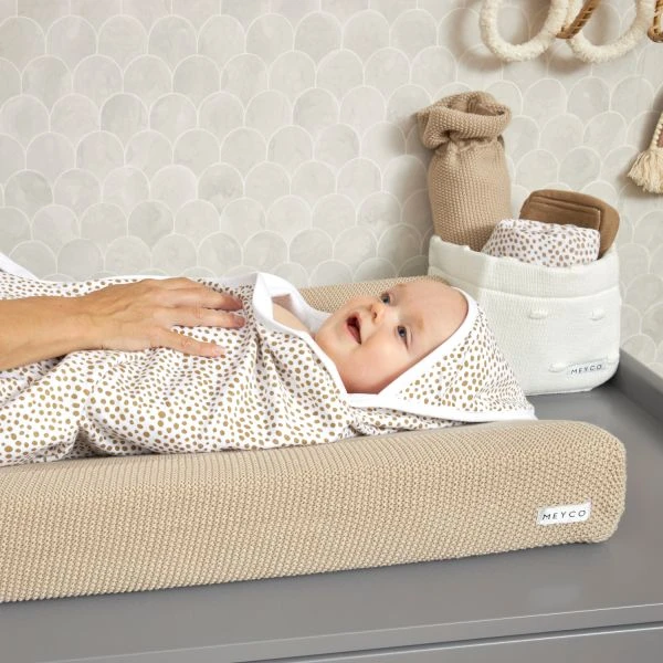 Meyco Mini Relief Waskussenhoes Sand - Afbeelding 3