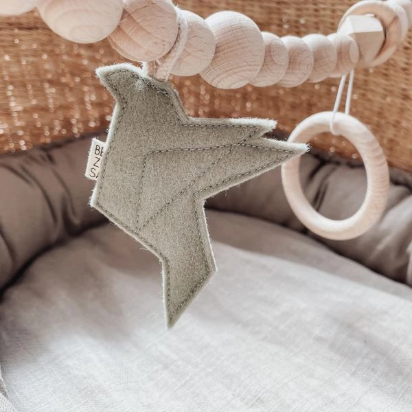 BEZISA Birds Wagenspanner Pistache Green - Afbeelding 2