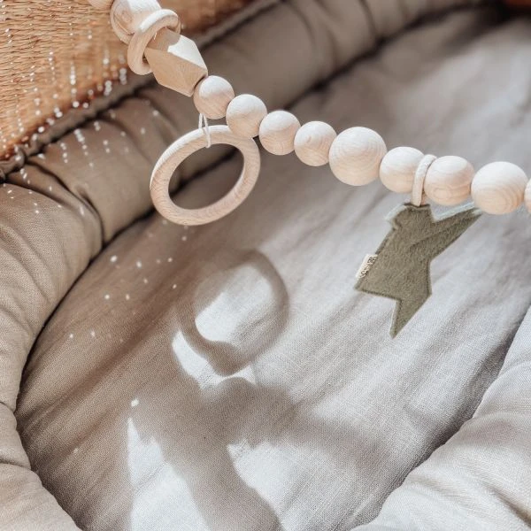 BEZISA Birds Wagenspanner Pistache Green - Afbeelding 3