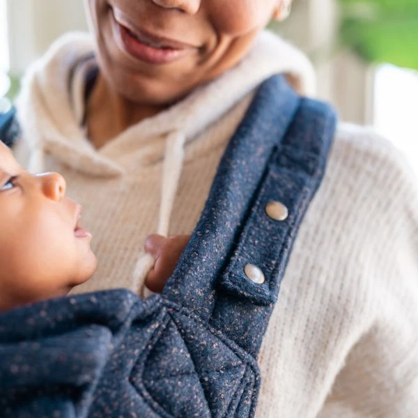 ByKay Click Carrier Classic Draagzak - Wool - Navy Melee - Afbeelding 5