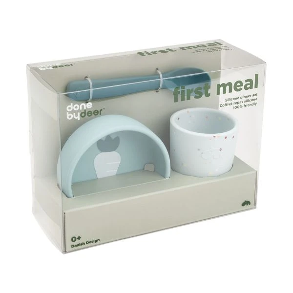 Done By Deer Eerste Maaltijd Set - Blue - Afbeelding 5