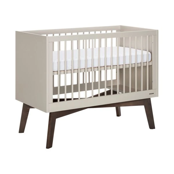 Kidsmill Sixties Babybed Oatmeal / Walnoot 60 X 120 Cm - Afbeelding 2