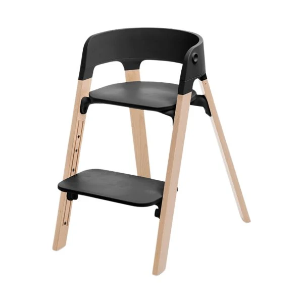 Stokke® Steps™ Kinderstoel - Black / Natural
