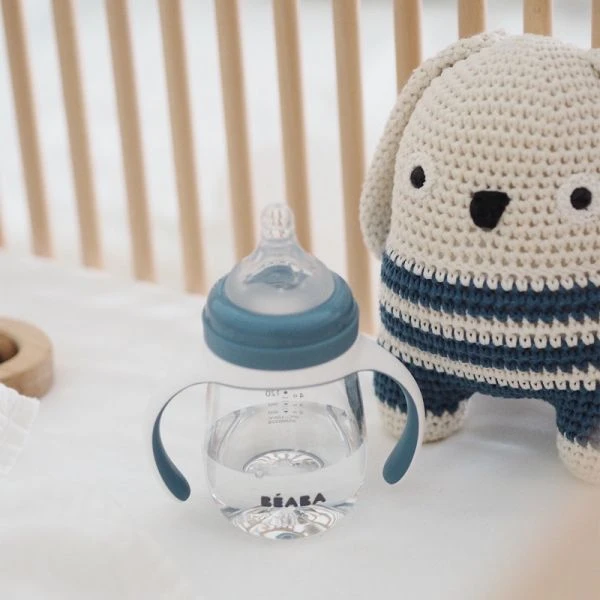 Beaba Evolutieve 2-in-1 Drinkfles 210 Ml Windy Blue - Afbeelding 5