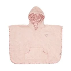 Bebe-Jou Leopard Poncho Pink