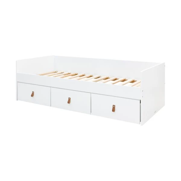 Bopita Indy Bedbank Wit / Naturel 90 X 200 Cm