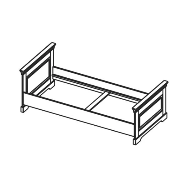 Kidsmill Chateau Kinderkamer Wit | Bed 90 X 200 Cm + Bureau - Image 5