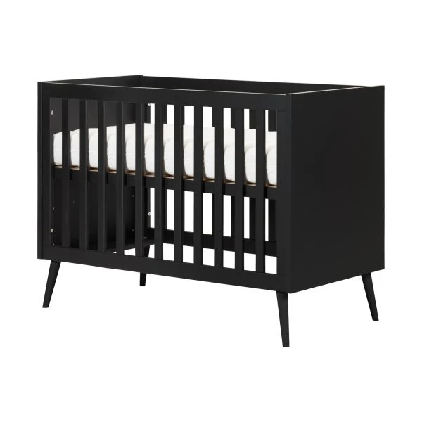 Europe Baby Sterre Babybed Zwart / Oak 70 X 140 Cm - Afbeelding 2