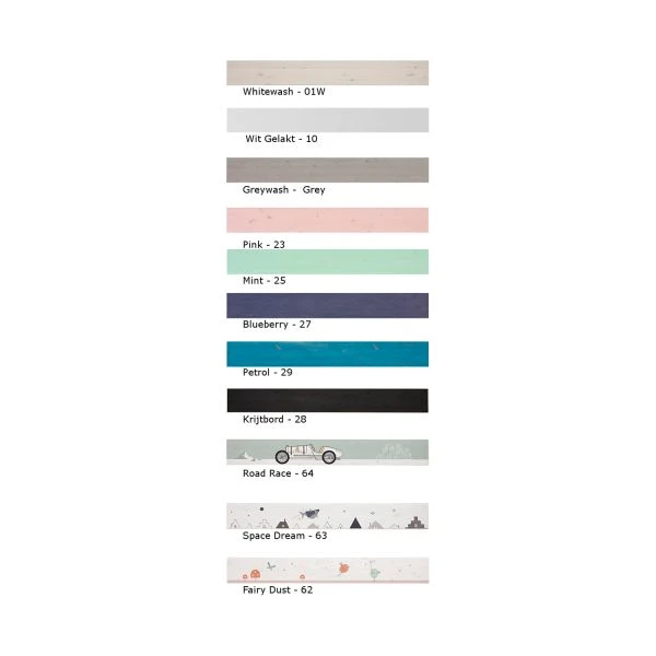 LIFETIME Kidsrooms Hoogslaper Schuine Trap Whitewash - Image 2