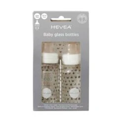 Hevea Glazen Fles 120 Ml 2 Stuks