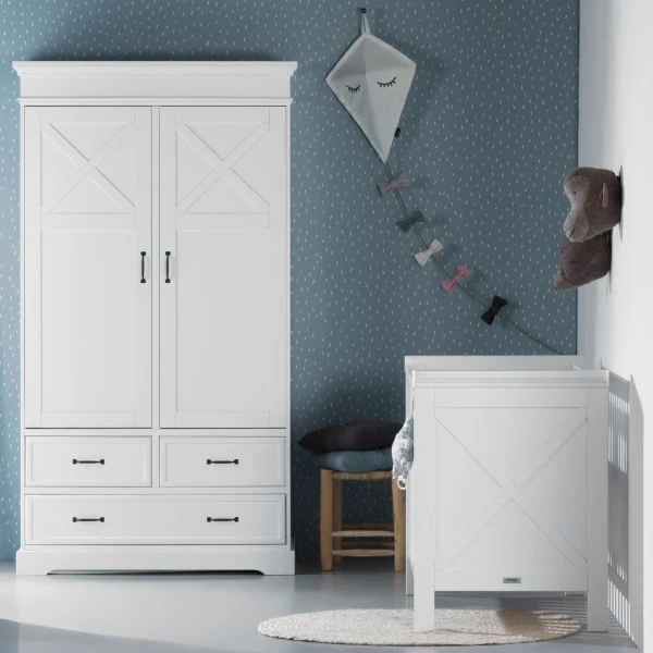 Kidsmill Savigno Babybed 70 X 140 Cm Wit Met Kruis - Afbeelding 4