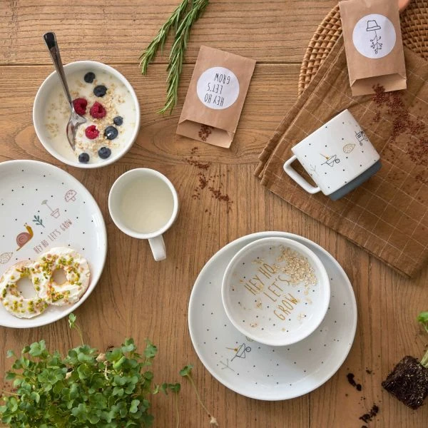 Laessig Garden Explorer Dinerset Porselein Snail - Image 4