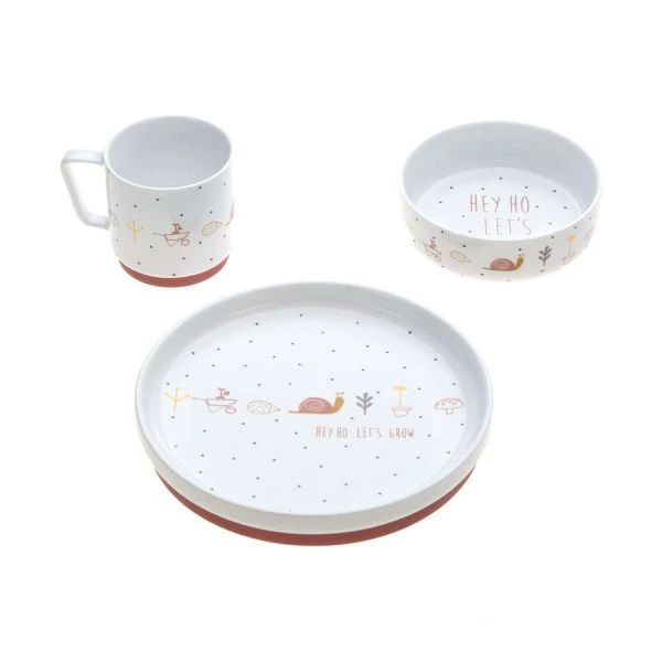 Laessig Garden Explorer Dinerset Porselein Snail - Image 2