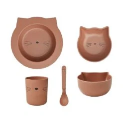 Liewood Cat Dinerset Tuscany Rose
