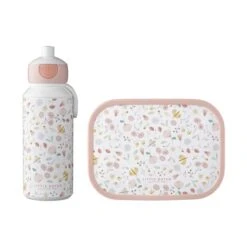 Little Dutch Flowers & Butterflies Pop-Up Drinkfles + Lunchbox