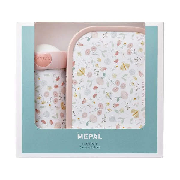 Little Dutch Flowers & Butterflies Schoolbeker + Lunchbox - Afbeelding 2