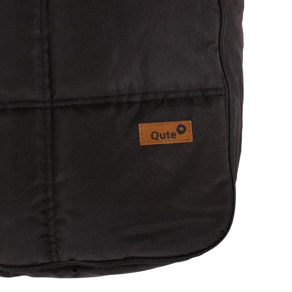 Qute Universele Buggy Voetenzak Fleece Zwart - Afbeelding 3