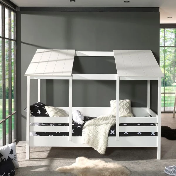 Vipack Housebed Wit / Wit 90 X 200 Cm - Afbeelding 2