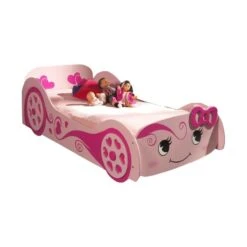 Vipack Love Car Bed Roze 90 X 200 Cm