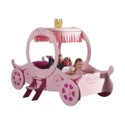 Vipack Princess Kate Car Bed Roze 90 X 200 Cm